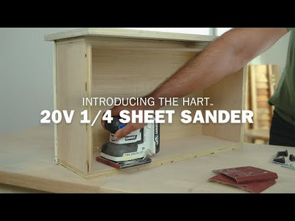 20V Cordless 1/4 Sheet Sander Kit