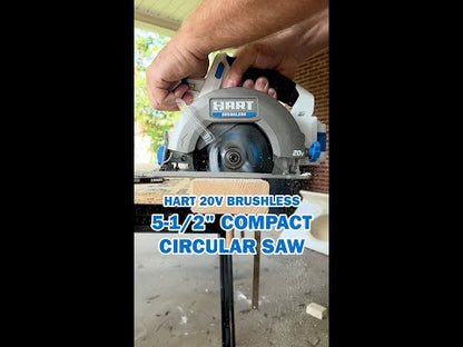 20V 5-1/2" Compact Brushless Circular Saw