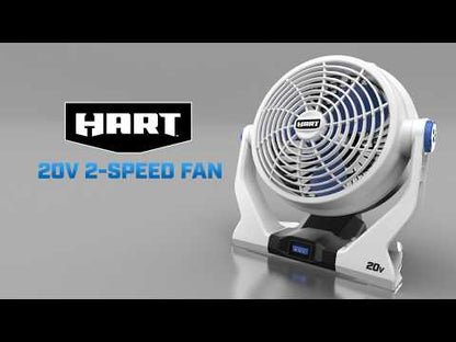 20V 2-Speed 7.5" Cordless Fan
