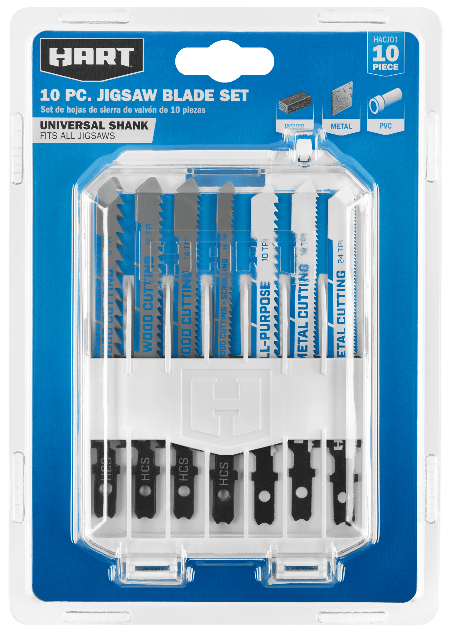 10 PC. Jigsaw Blade Set