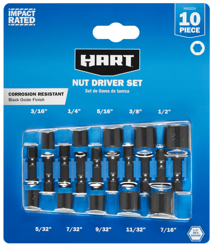 10 PC. Nut Driver Set