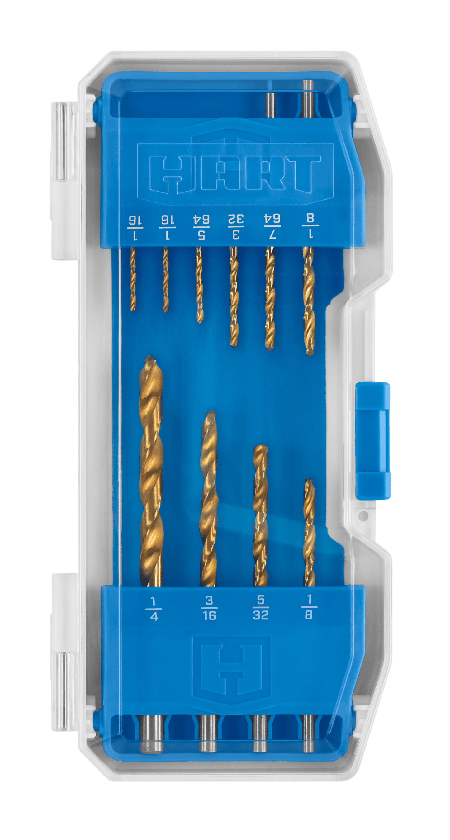 10 PC. Titanium Drill Bit Set