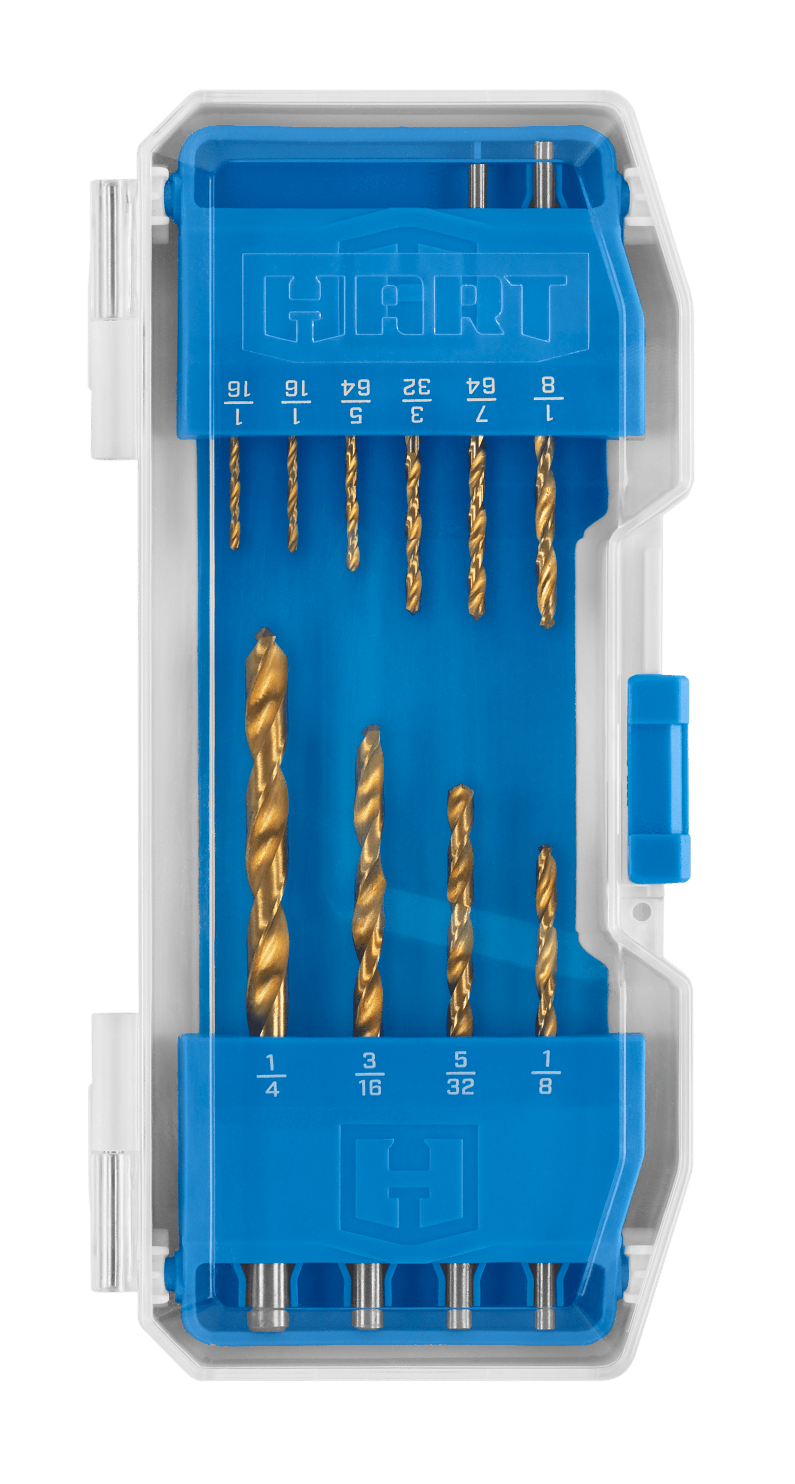 10 PC. Titanium Drill Bit Set