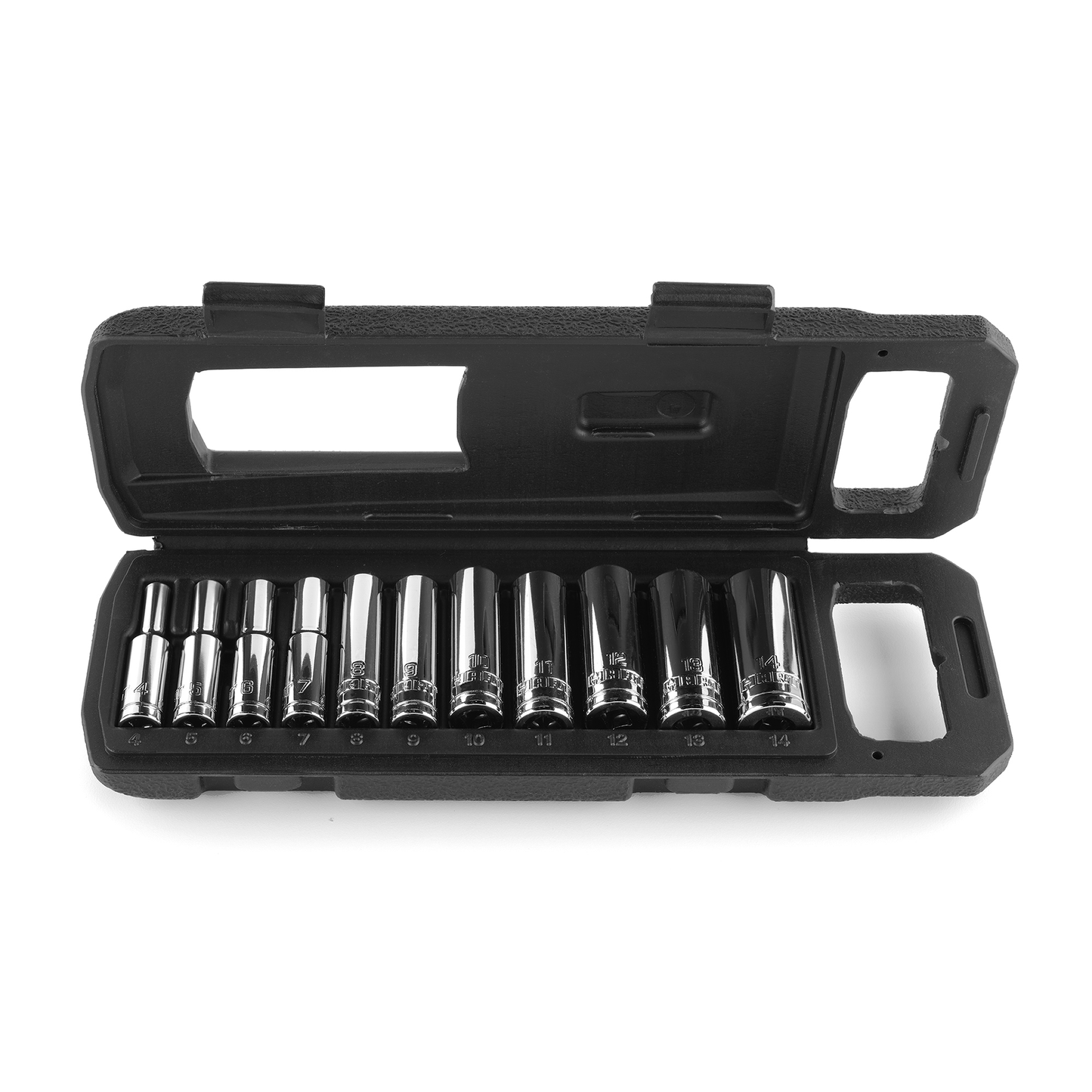 11 PC 1/4" MM Deep Socket Set