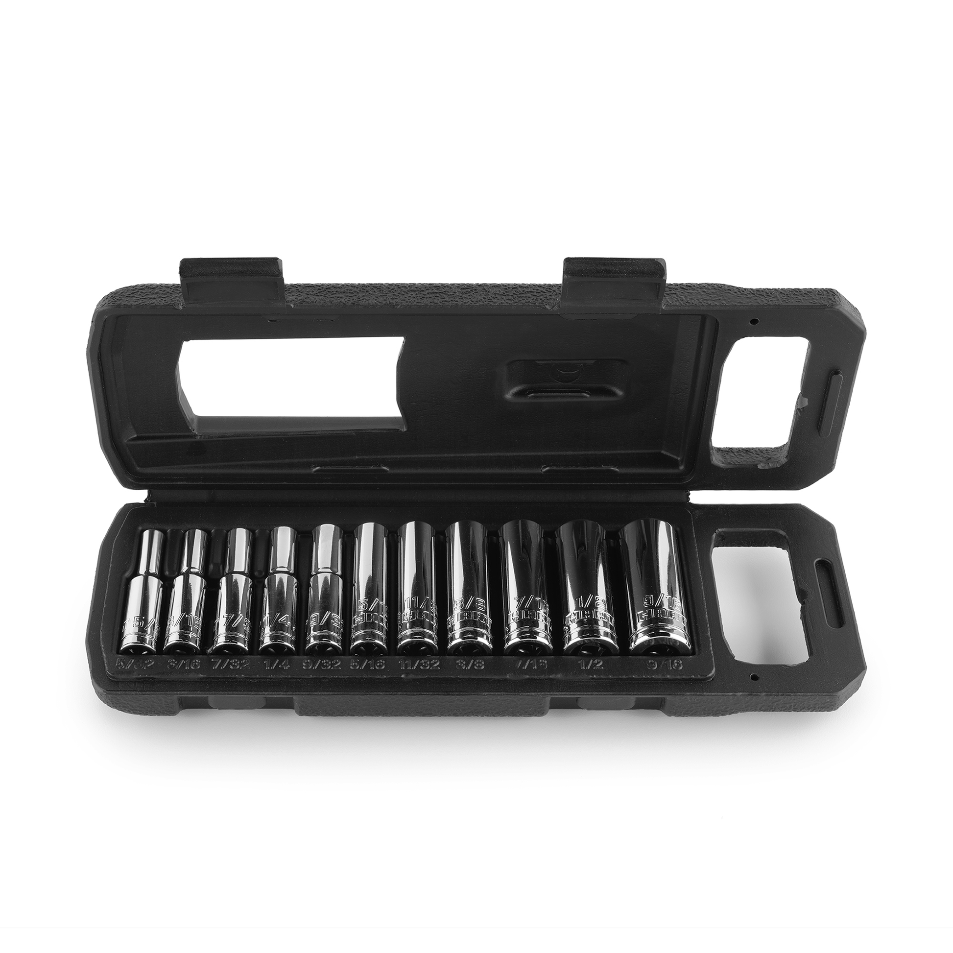 11 PC 1/4" SAE Deep Socket Set