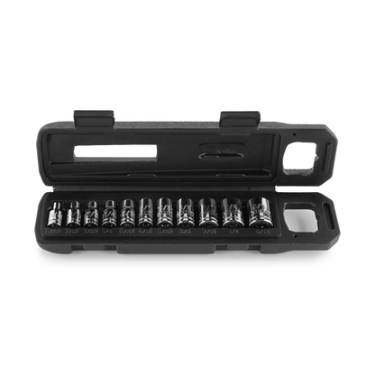 11 PC 1/4" SAE Standard Socket Set