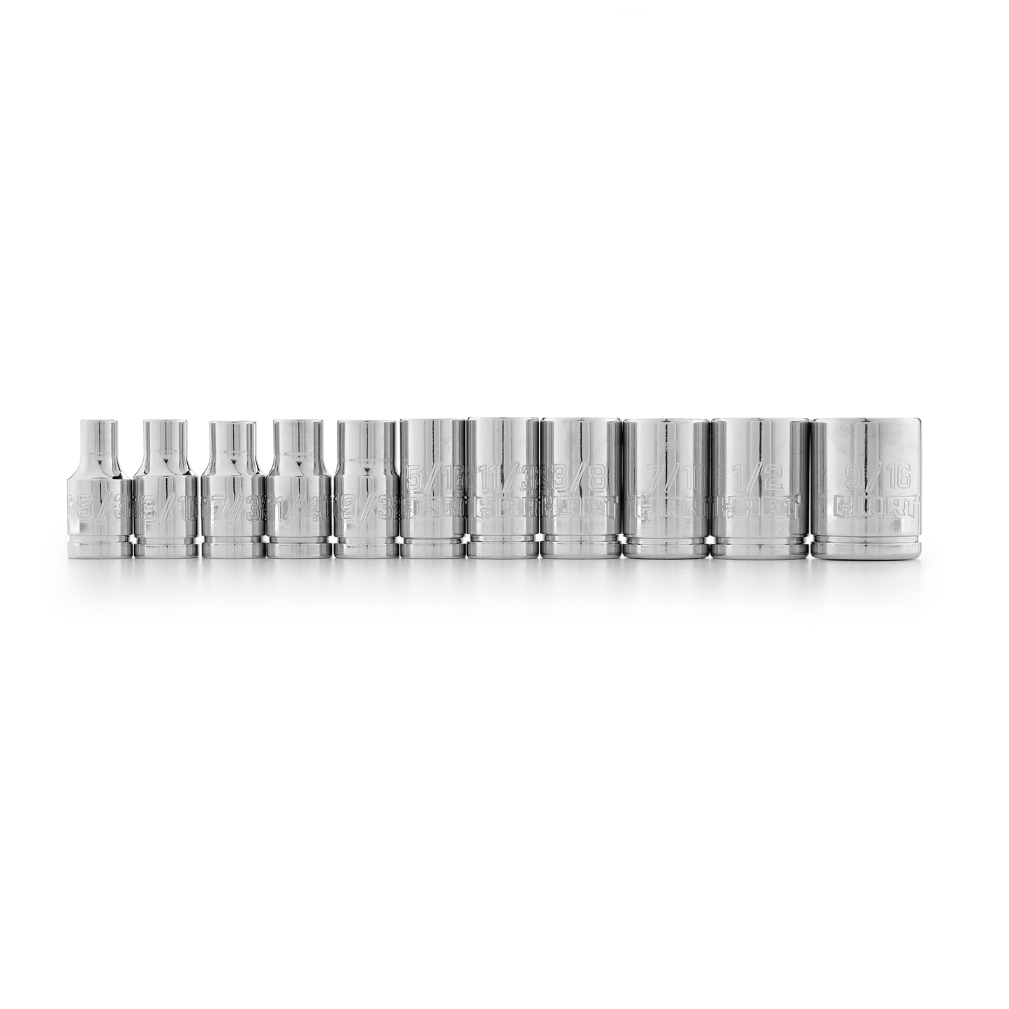 11 PC 1/4" SAE Standard Socket Set