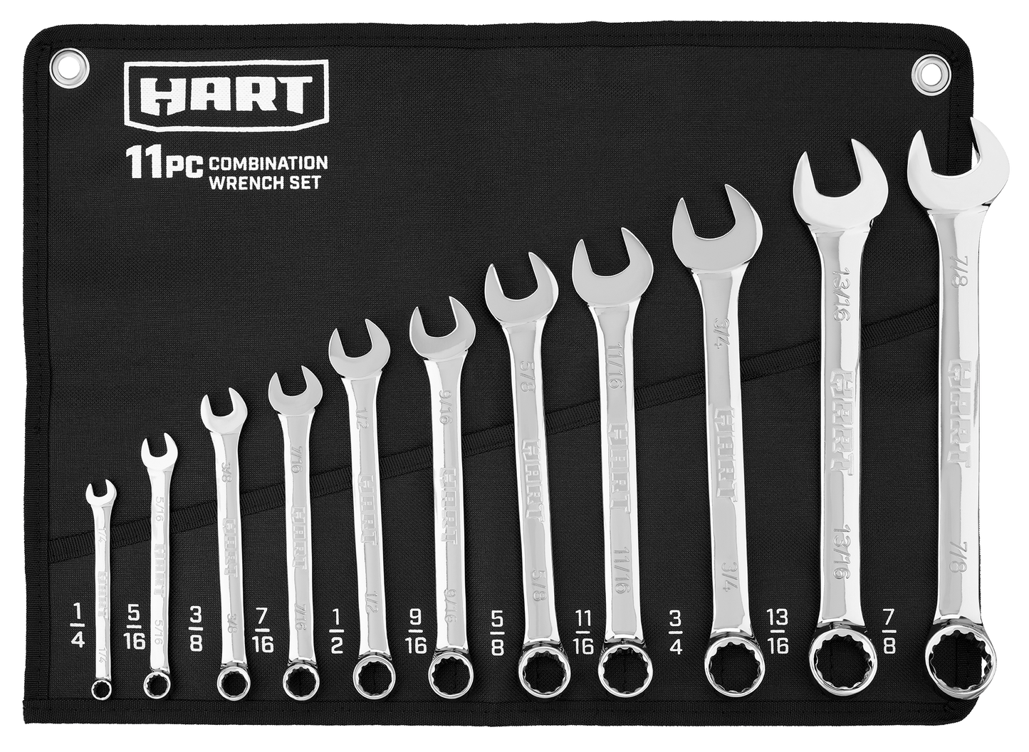 11 PC. SAE Combo Wrench Set