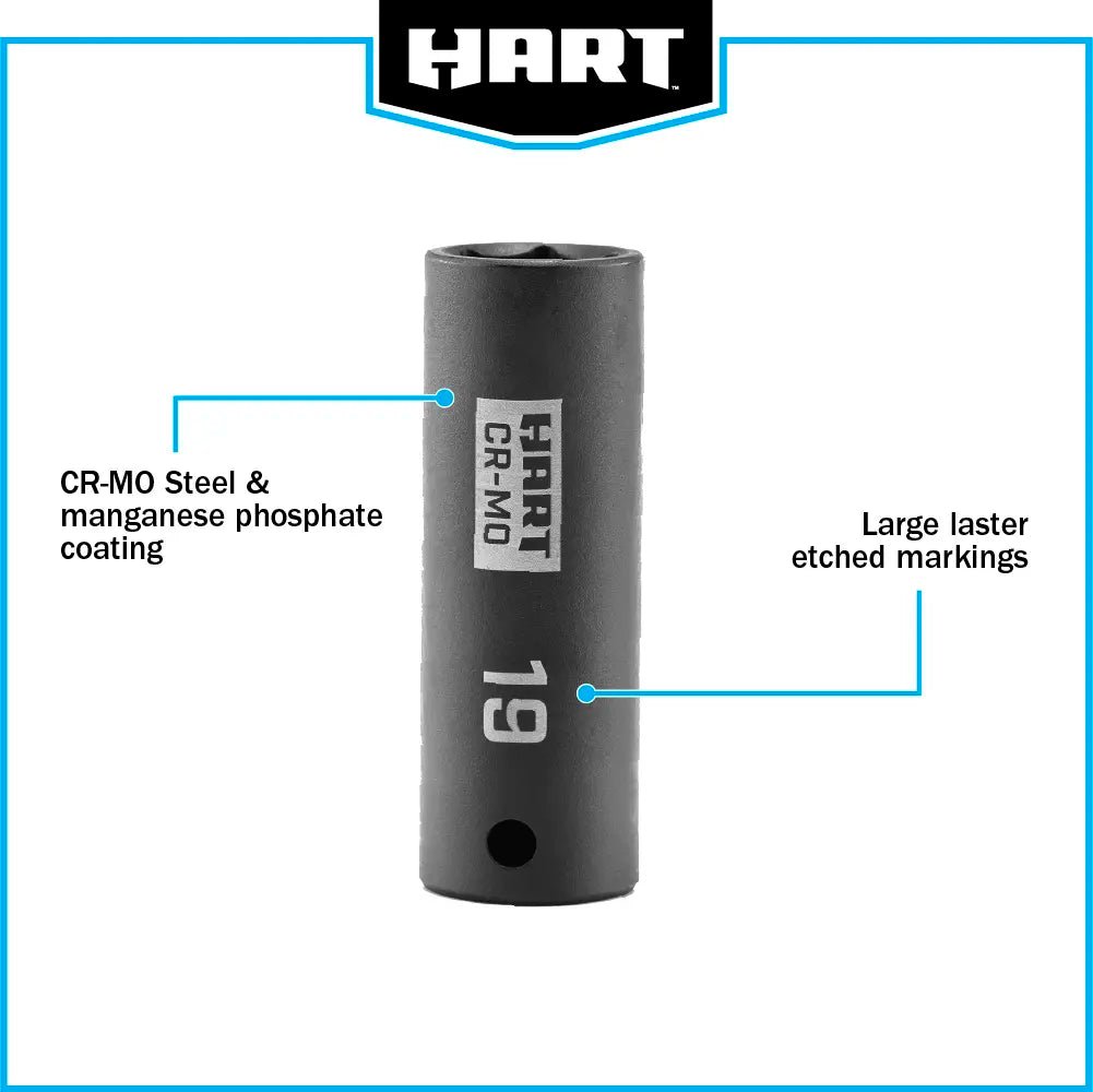 1/2" MM Cr-Mo Impact Socket Set