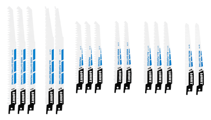 15pc Multi-Purpose Reciprocating Saw Blade Set