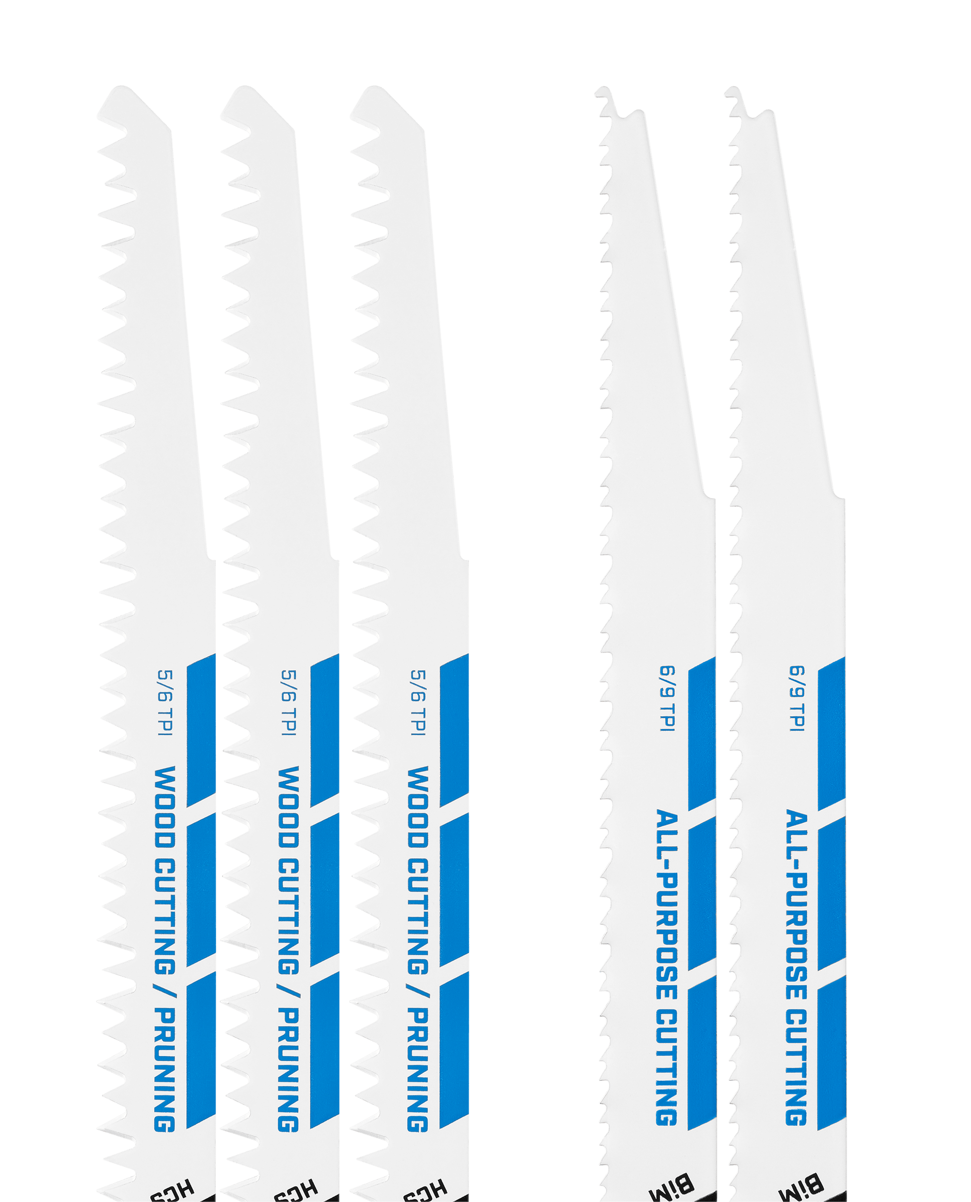 15pc Multi-Purpose Reciprocating Saw Blade Set