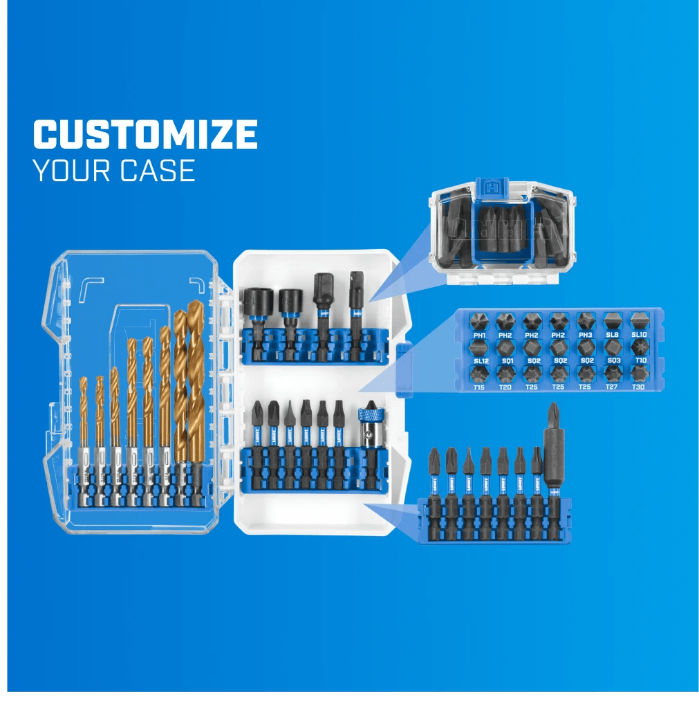 16 PC Titanium Drill Bit Set