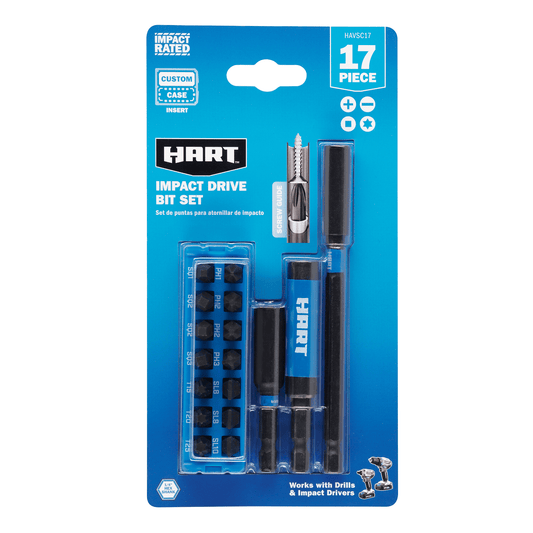 17 PC Impact Drive Bit Set