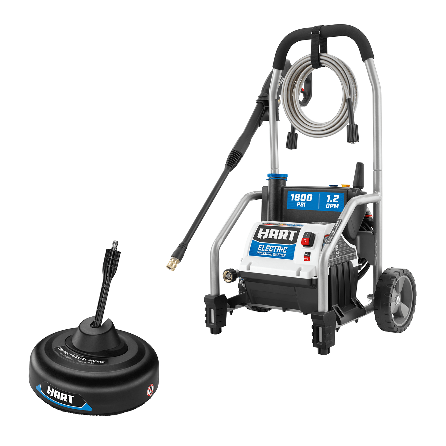 1800 PSI Electric Pressure Washer with Bonus 11" Surface Cleaner