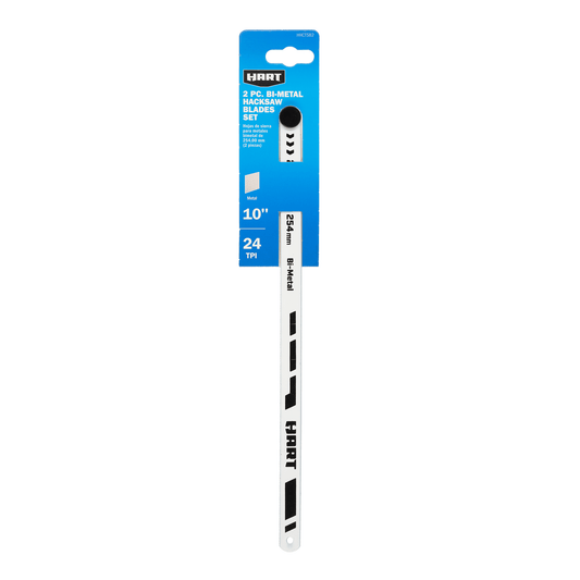 2 PC 10" Bi-Metal Hacksaw Blades