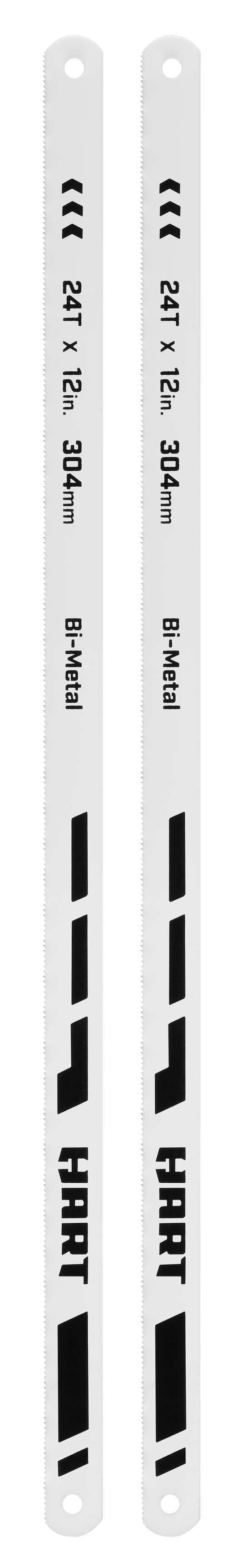 2 PC. 12" Bi-Metal Hacksaw Blades