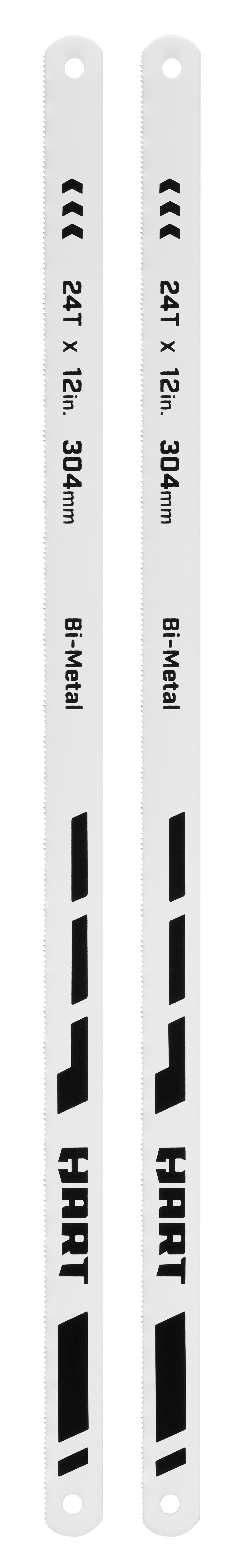 2 PC. 12" Bi-Metal Hacksaw Blades