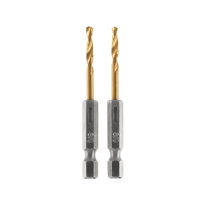 2 PC 1/8" Titanium Drill Bits