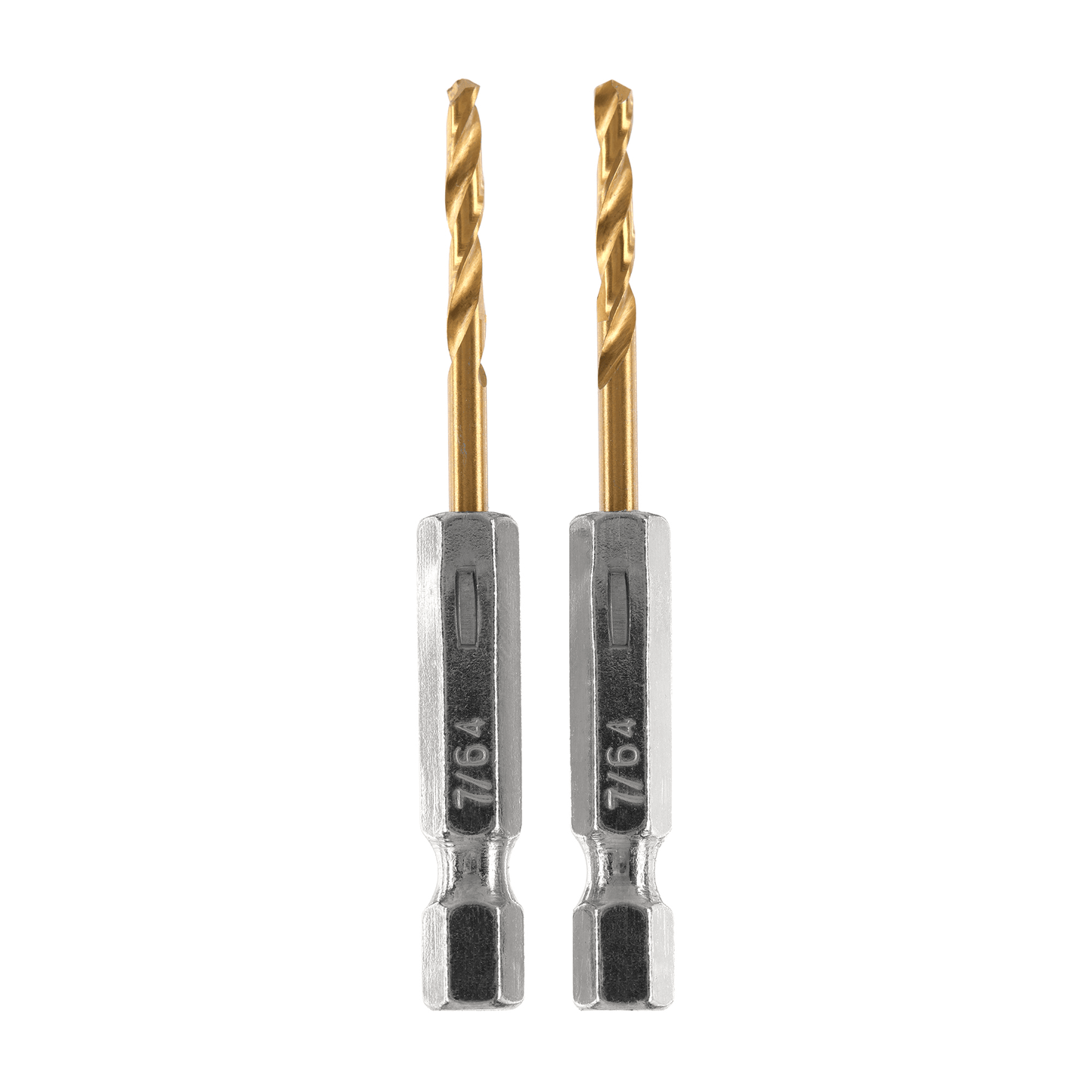 2 PC 7/64" Titanium Drill Bits