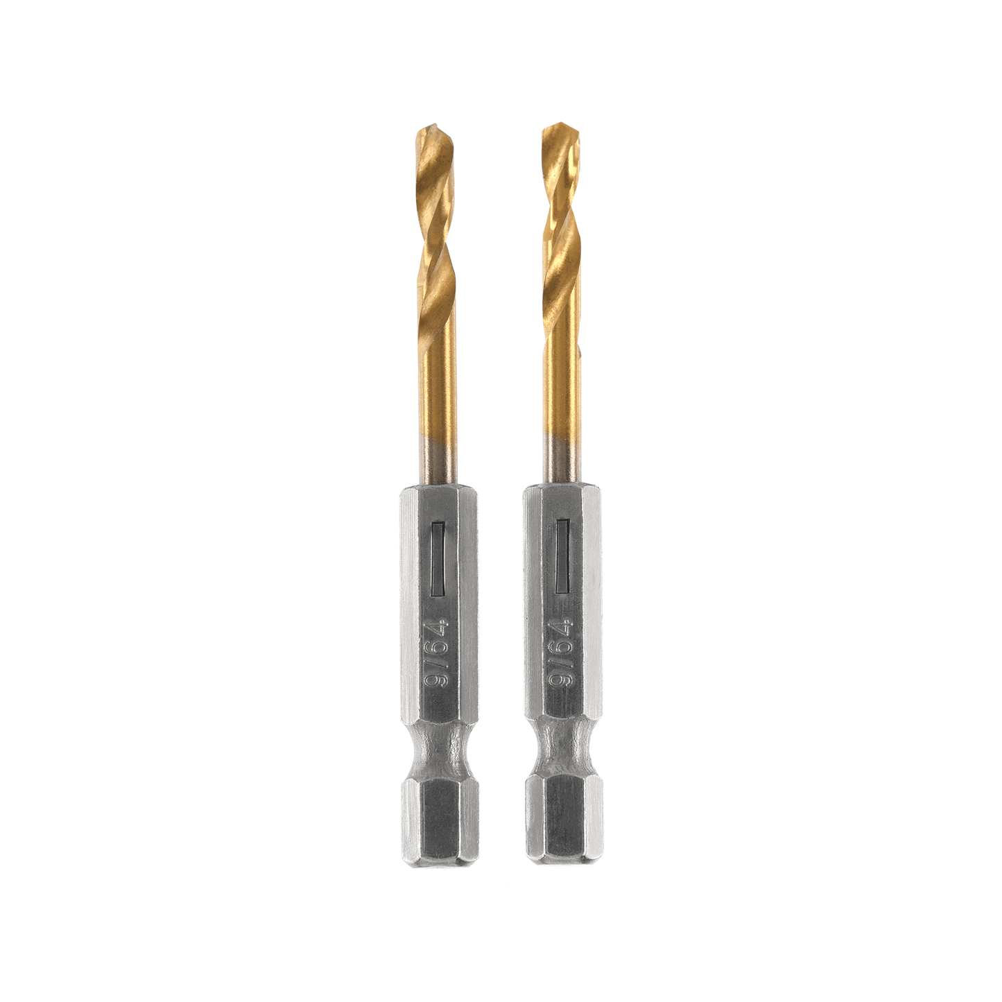 2 PC 9/64" Titanium Drill Bits