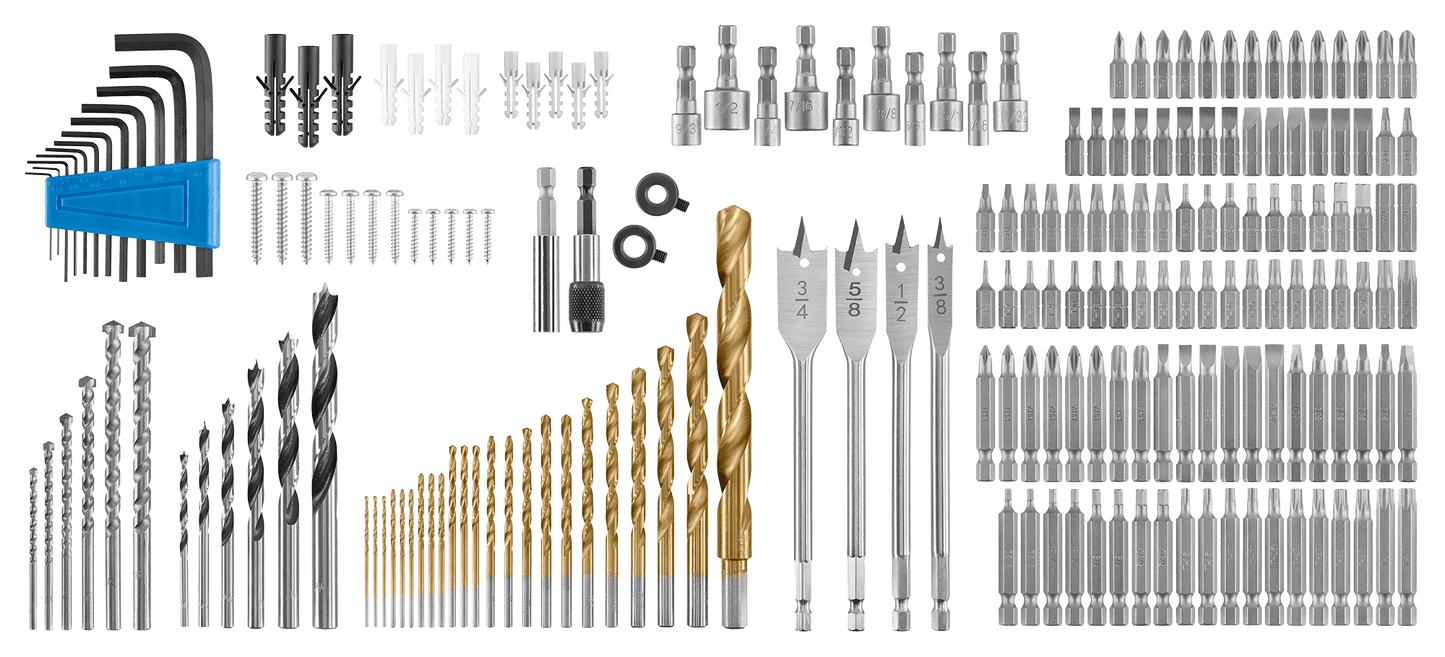 200 PC. Drill & Drive Set