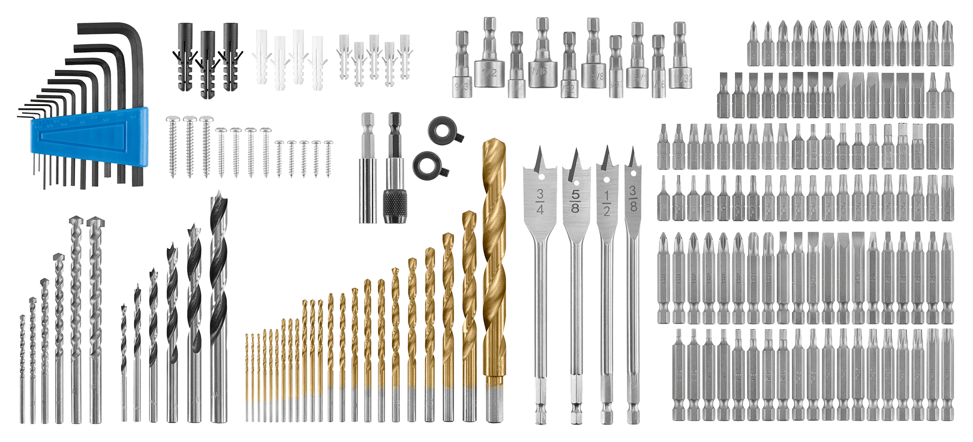 200 PC. Drill & Drive Set