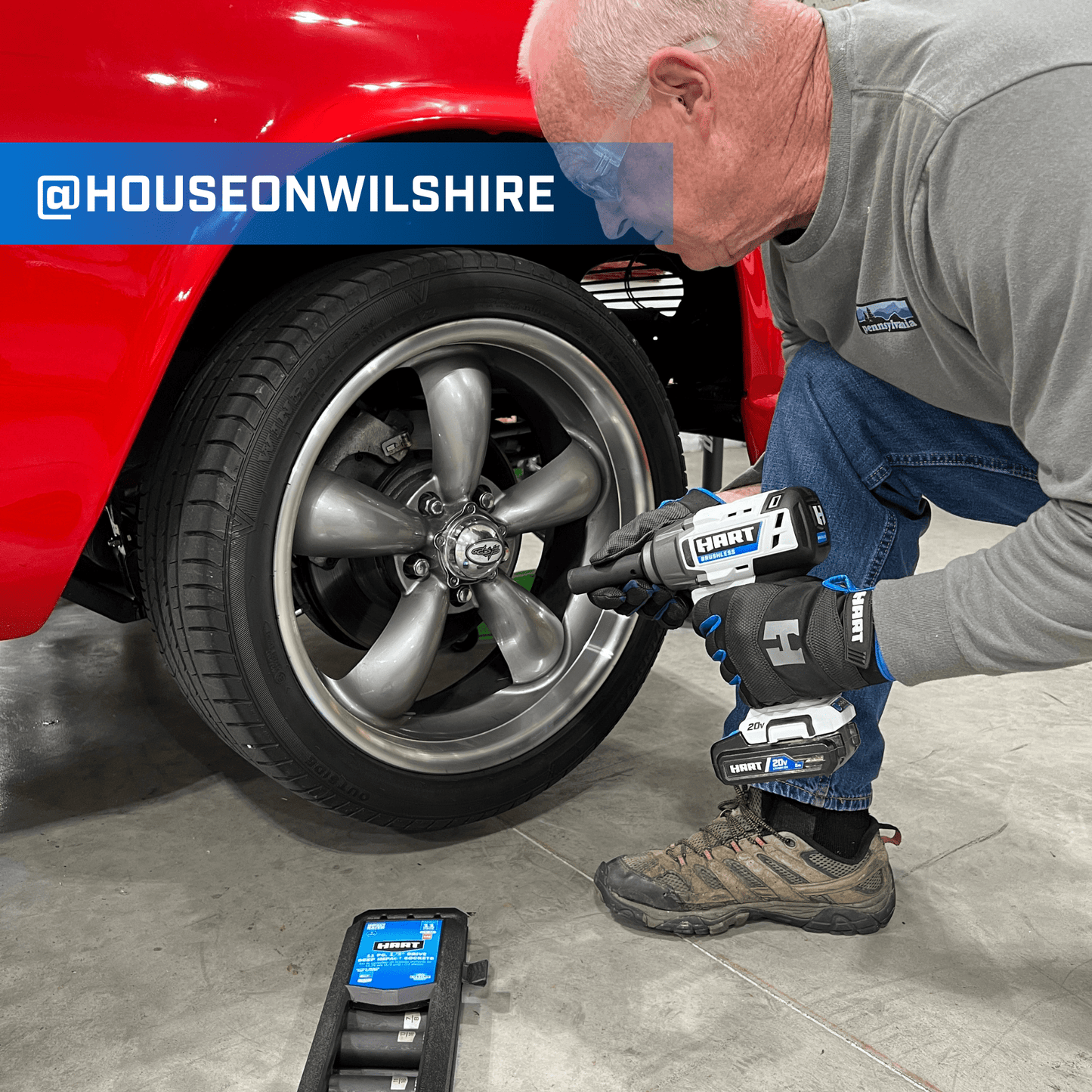 20V 1/2" Battery Powered Brushless Impact Wrench (Battery and Charger Not Included)