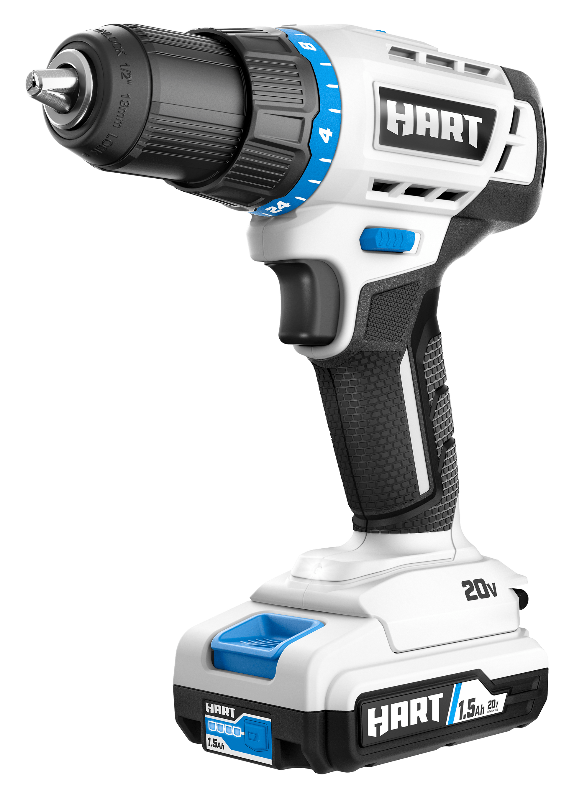 20V 1/2" Cordless Drill/Driver Kit