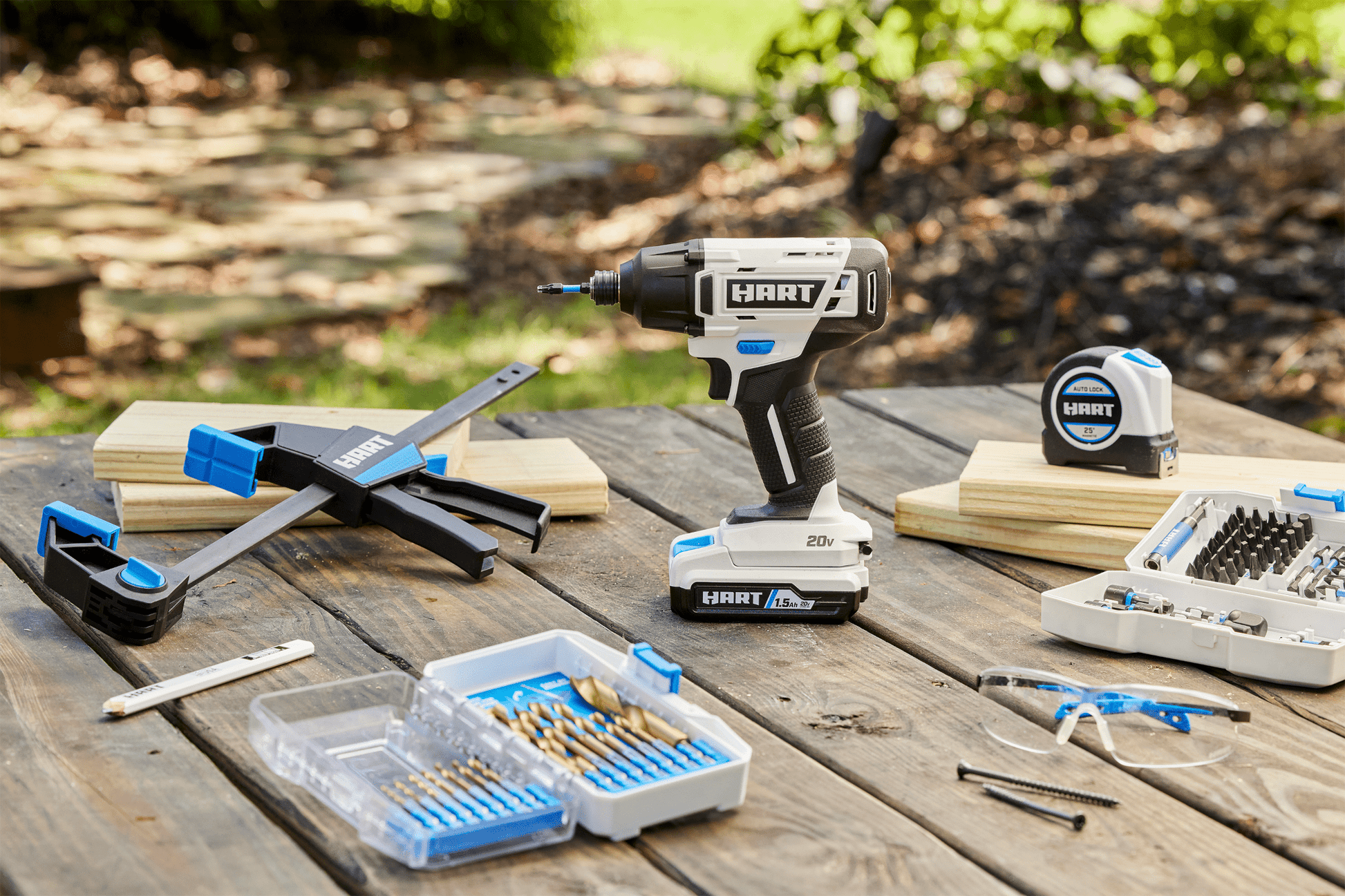 20V 1/4" Cordless Impact Driver Kit with 2 Batteries