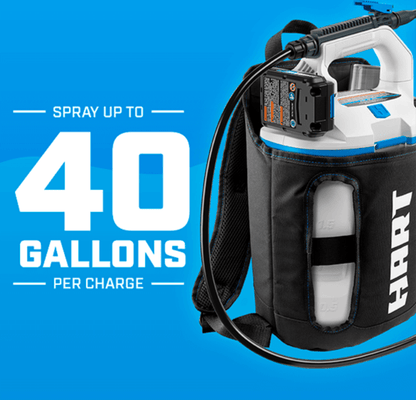 20V 2 Gallon Backpack Chemical Sprayer Kit