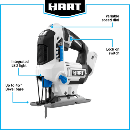 20V Battery Powered Orbital Jigsaw Kit