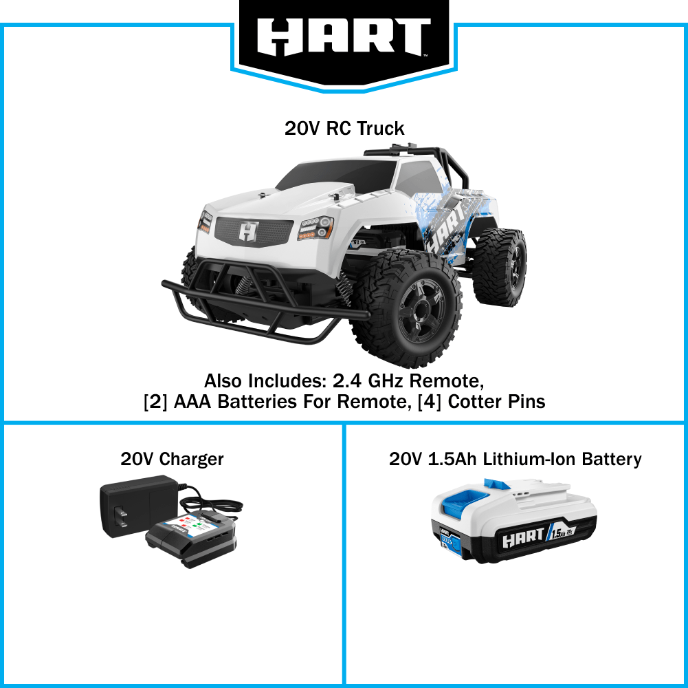 20V Cordless RC Truck Kit