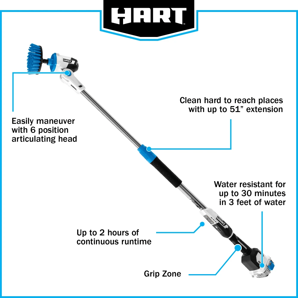 20V Telescoping Scrubber Kit