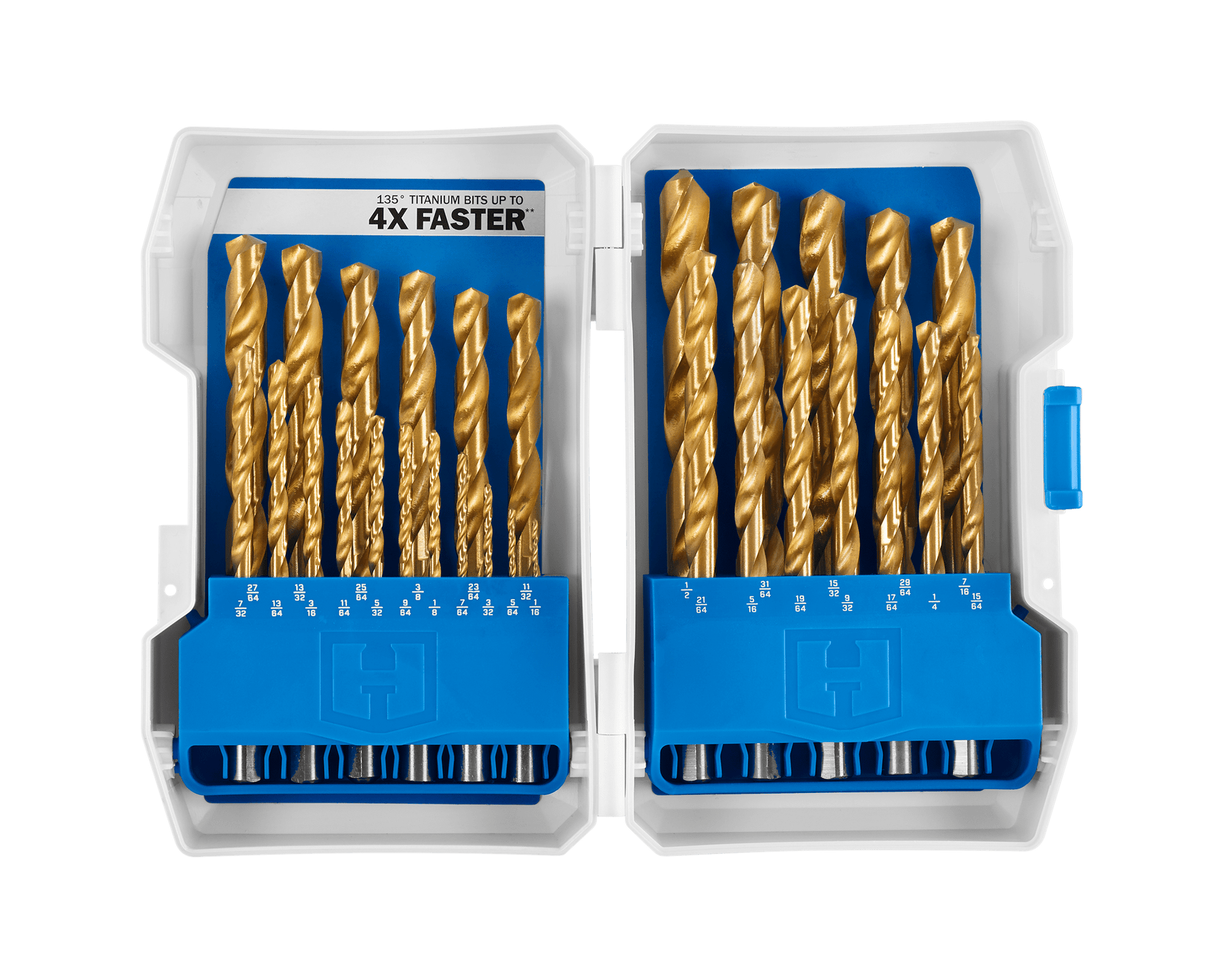 29 PC. Titanium Drill Bit Set