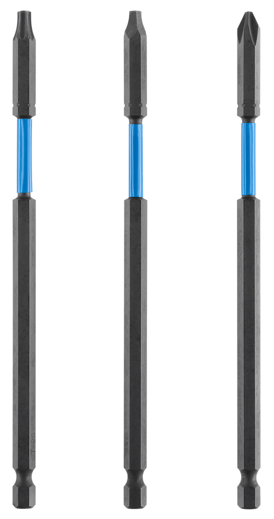 3 PC. 6" Impact Driver Bit Set