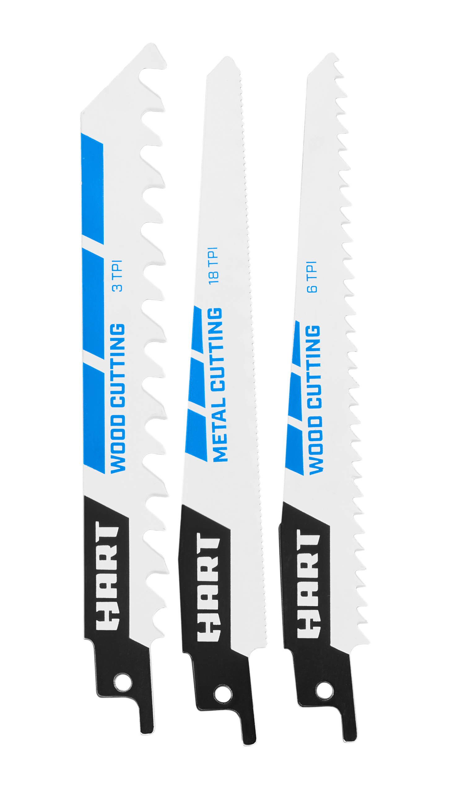 3 PC. All Purpose Reciprocating Saw Blades