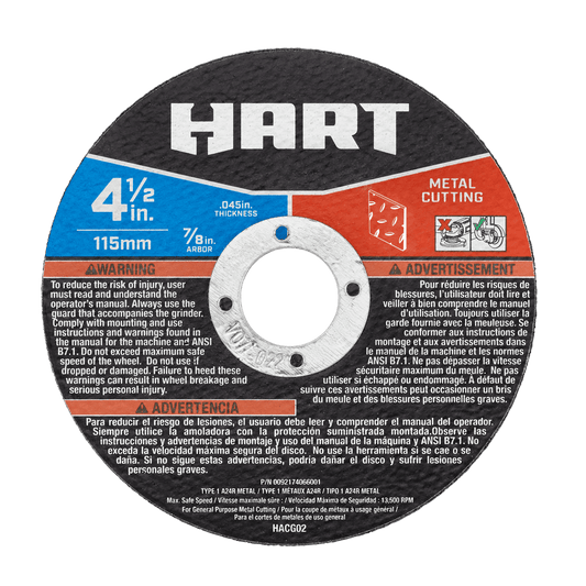 4-1/2" Metal Cutting Wheel