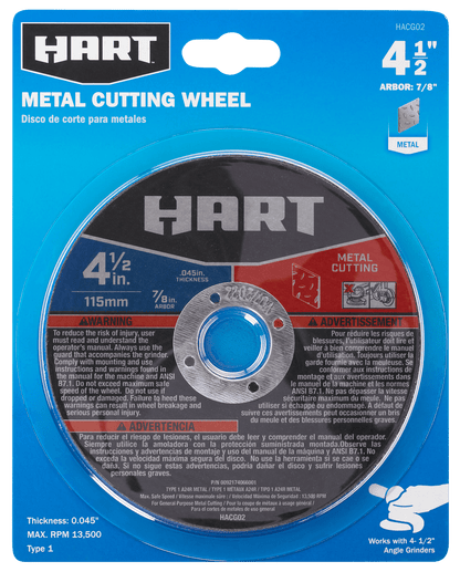 4-1/2" Metal Cutting Wheel