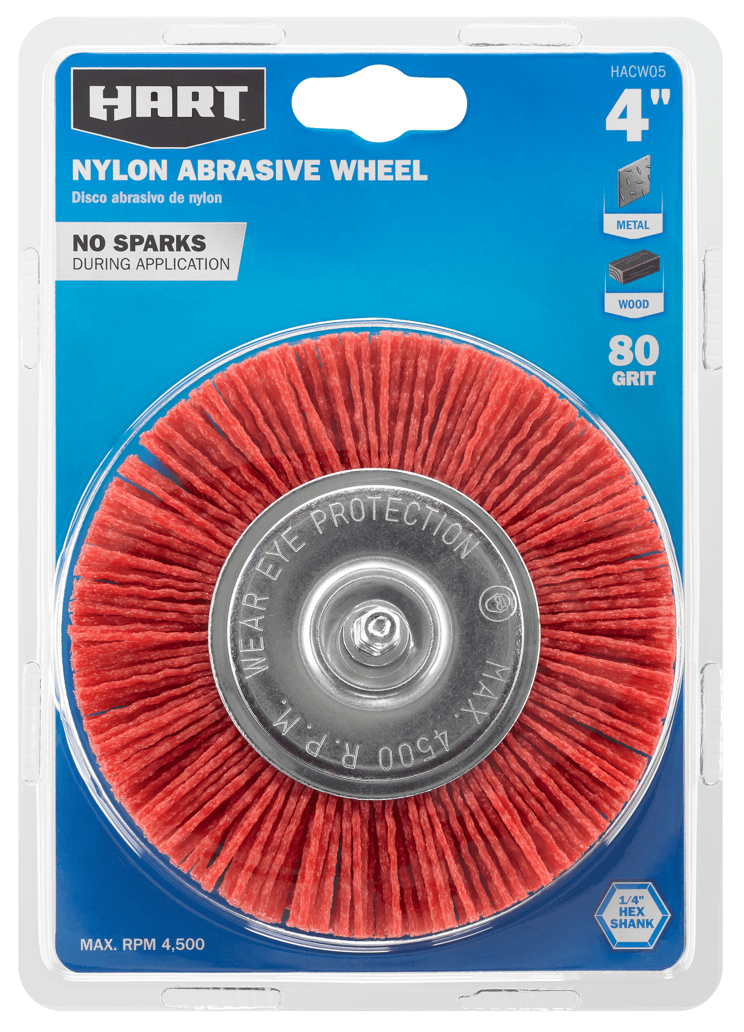 4" Nylon Abrasive Wheel