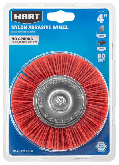 4" Nylon Abrasive Wheel