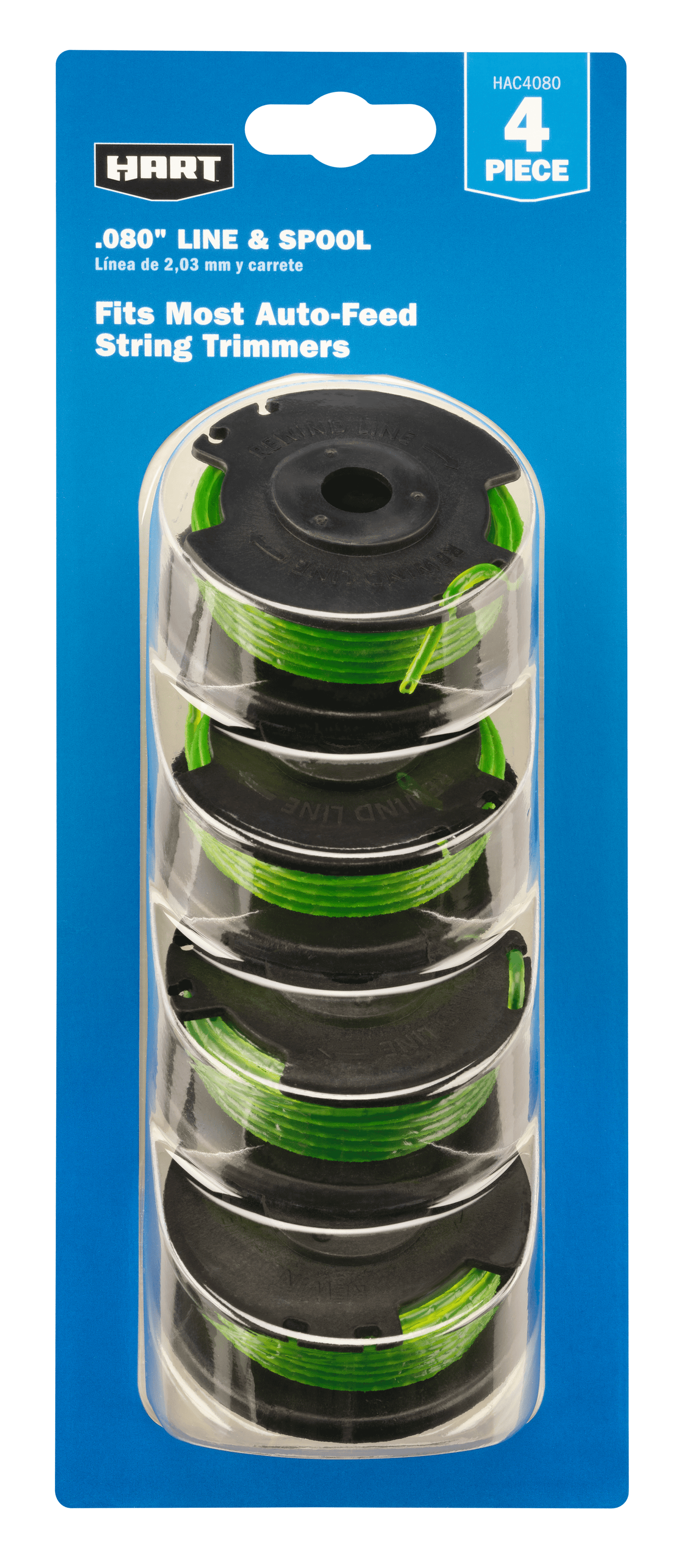 4 Pack .080" Spools