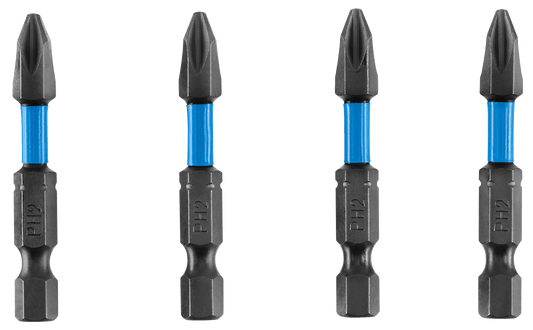 4 PC. 2" Impact Driver Bit Set