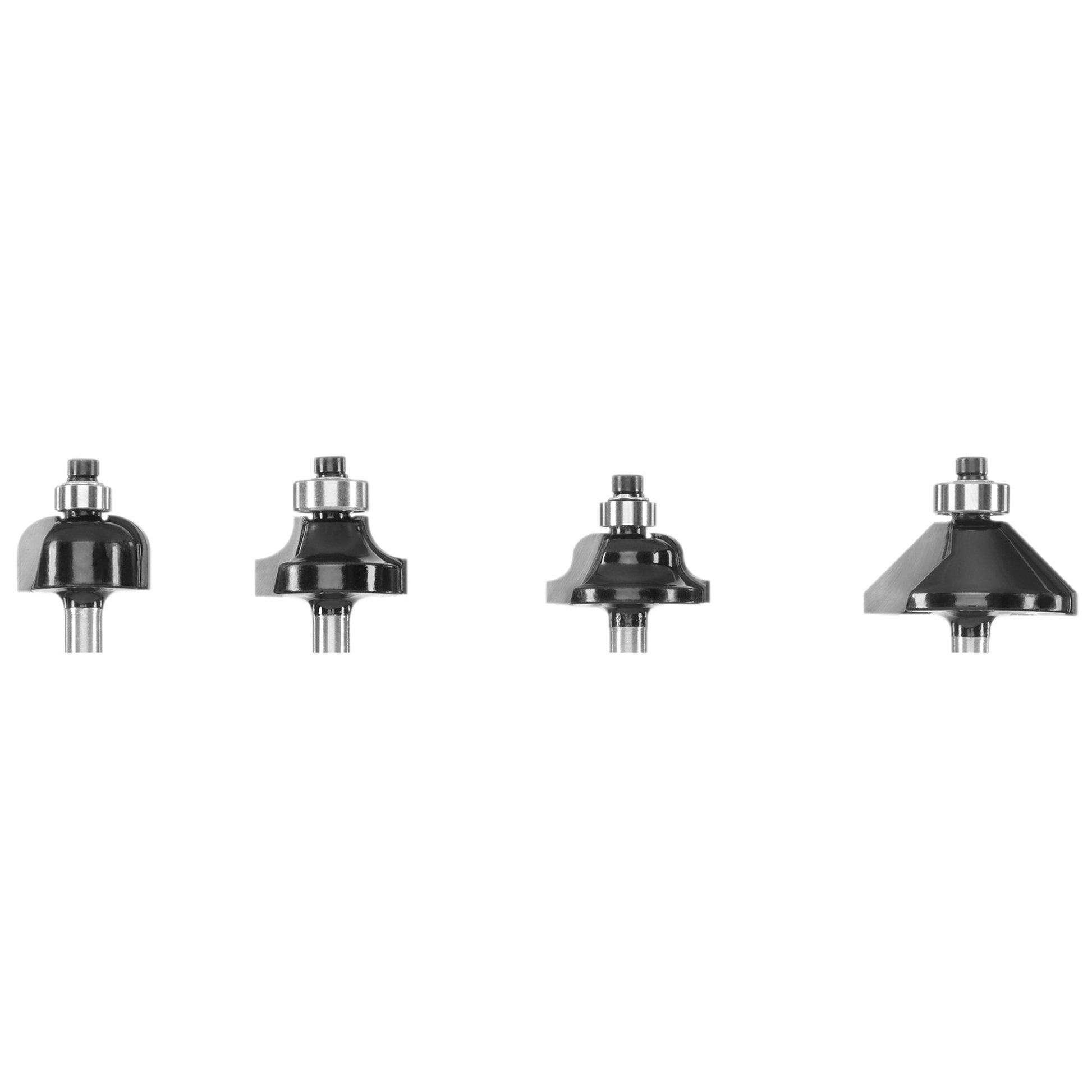 4 PC. Decorative Router Bit Set