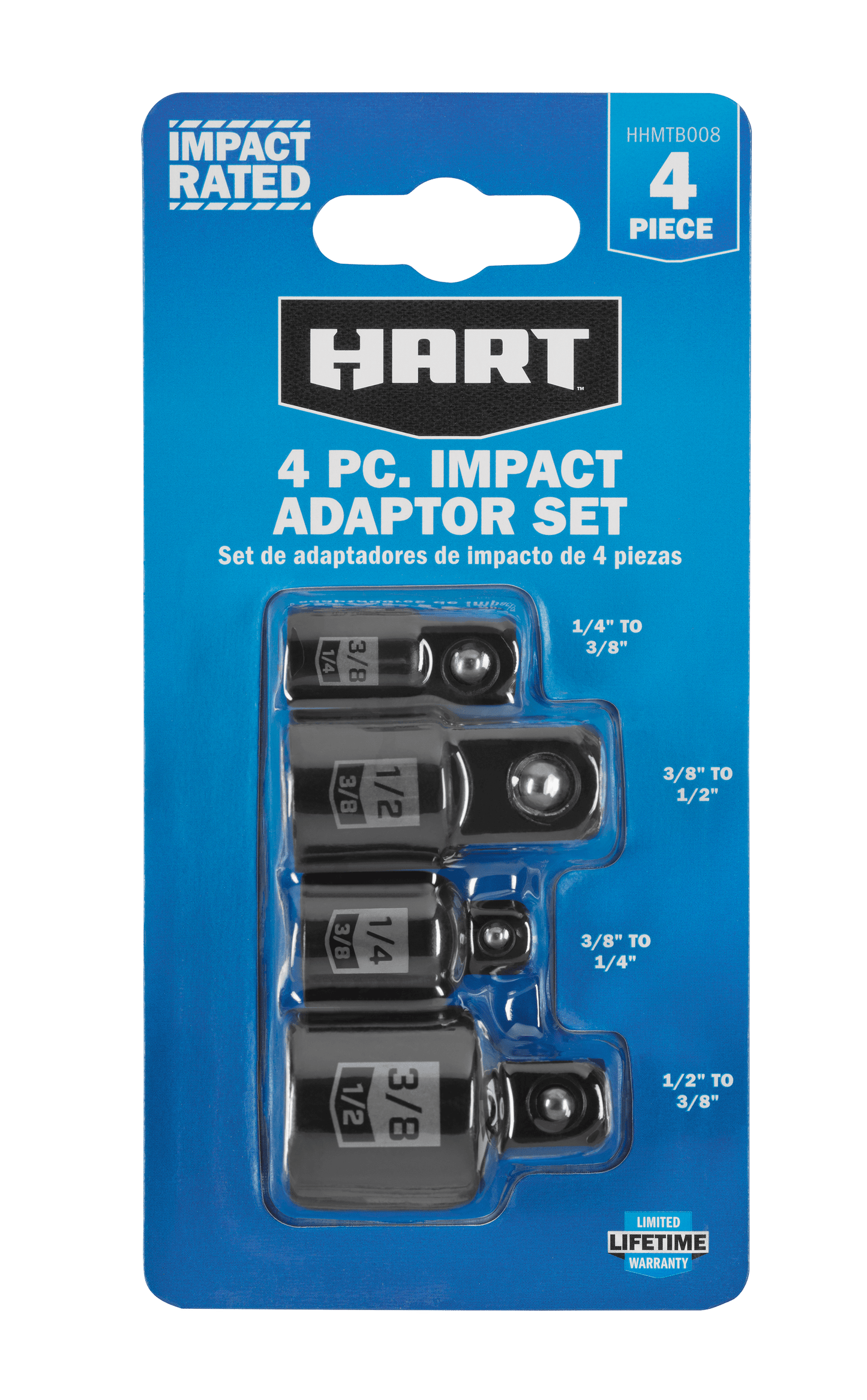 4 PC. Impact Adaptor Set