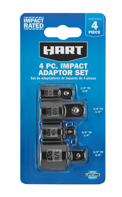 4 PC. Impact Adaptor Set