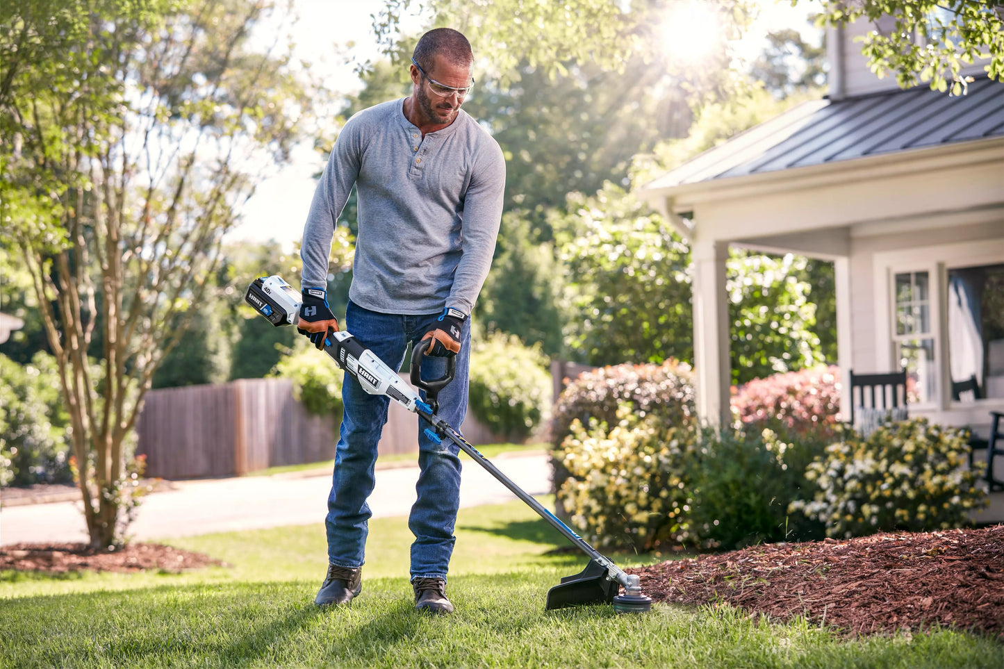 40V 15" String Trimmer- Attachment Capable (Battery and Charger Not Included)