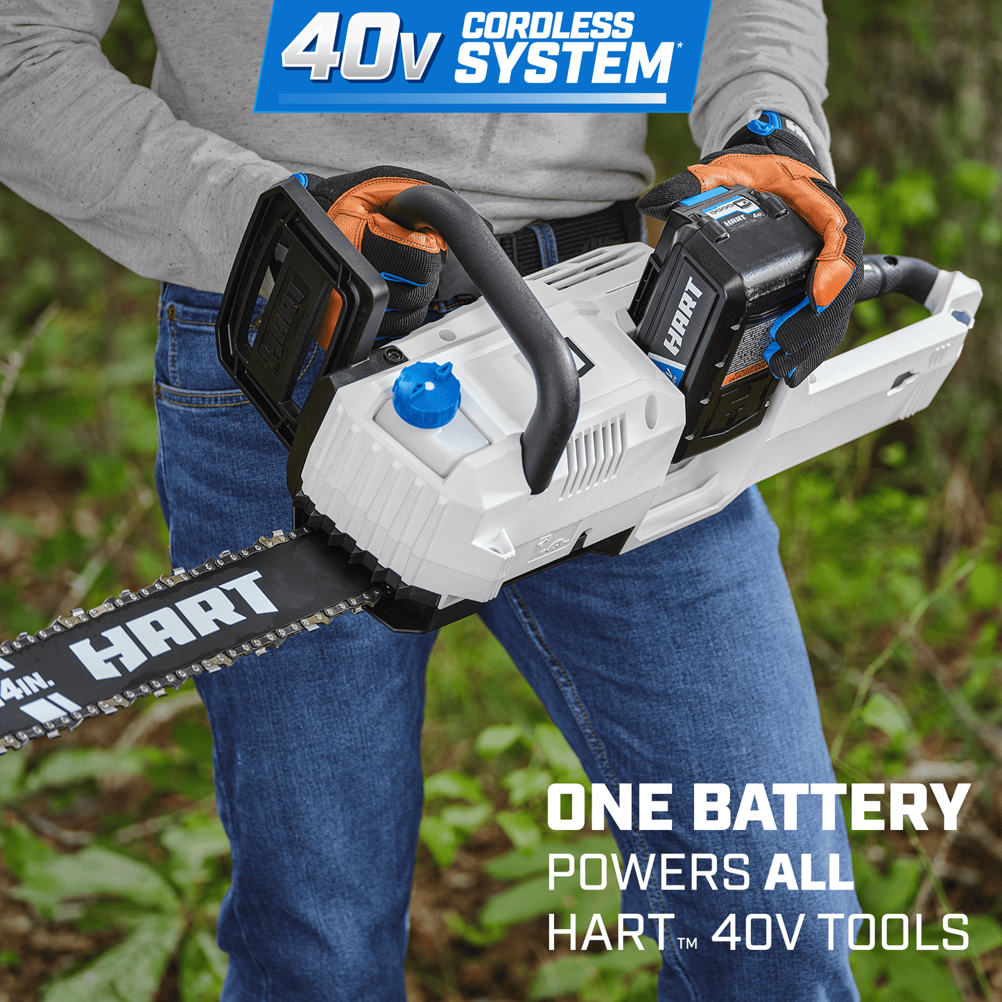 40V Cordless Brushless 14" Chainsaw (Battery and Charger Not Included)