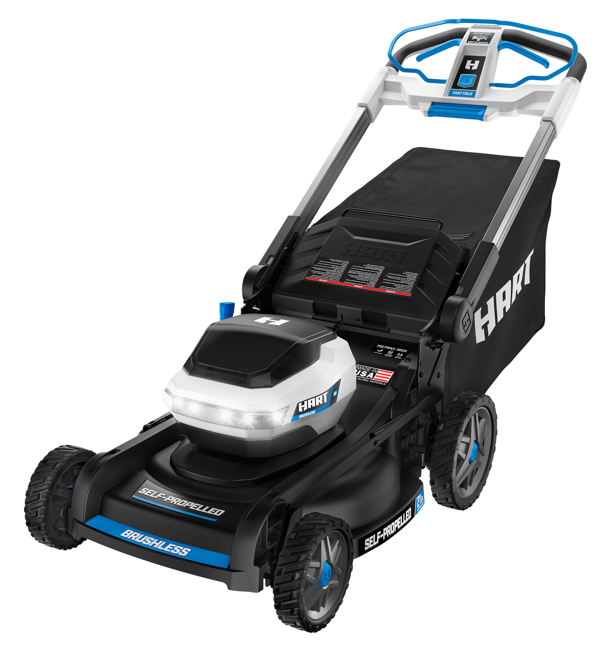 40V Supercharge Brushless 21" Self-Propelled Mower Kit