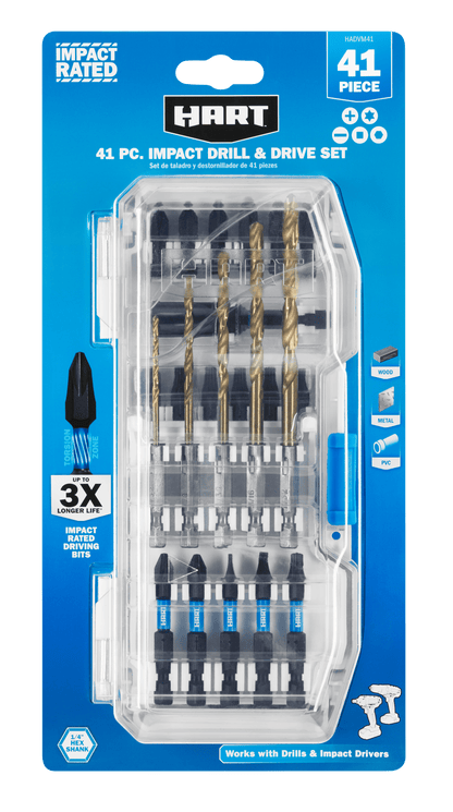 41 PC. Impact Drill & Drive Set