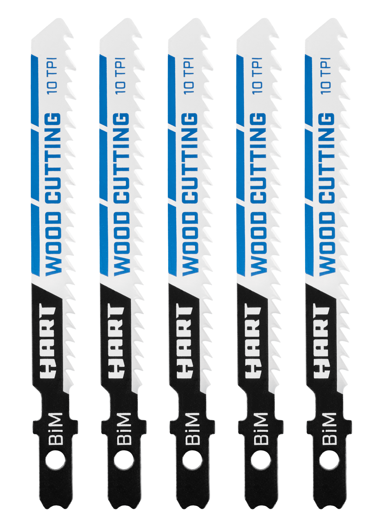 5 PC. 10 TPI Jigsaw Blades